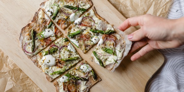 Granitlavendel trifft Flammkuchen